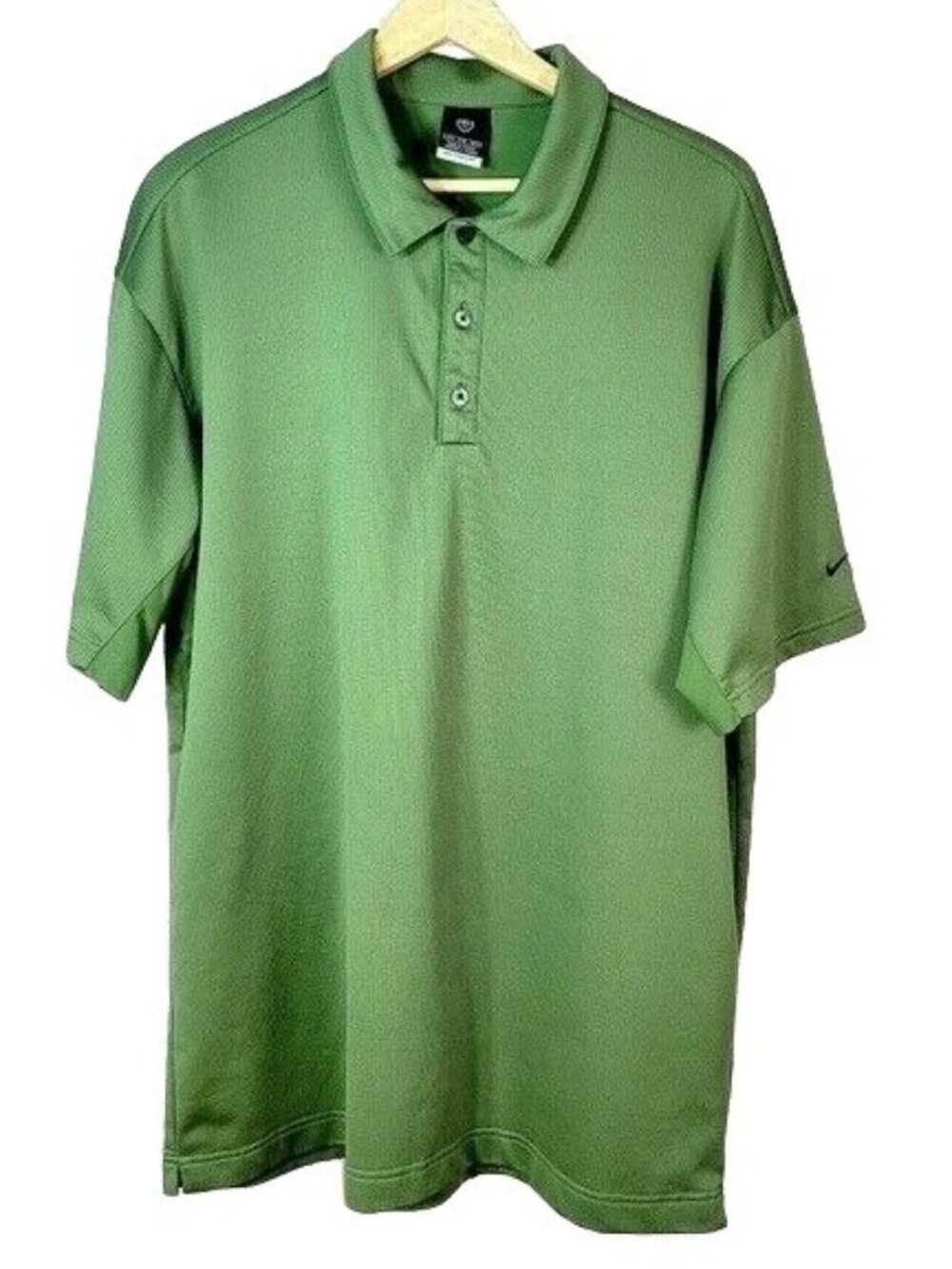 Nike Golf Mens Sphere Dry Polo Shirt Green XXL Lightweight Performance Wear